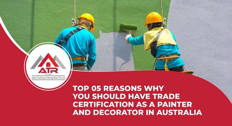 painter and decorator trade certification